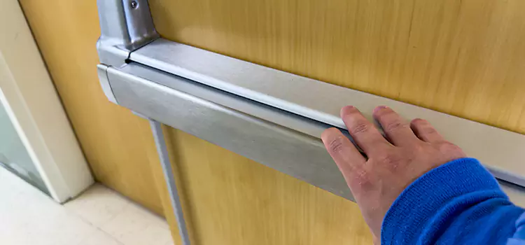 Installing a Push Bar on a Door La Crosse